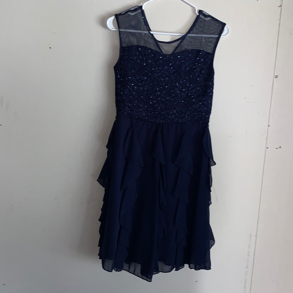 Navy blue dress